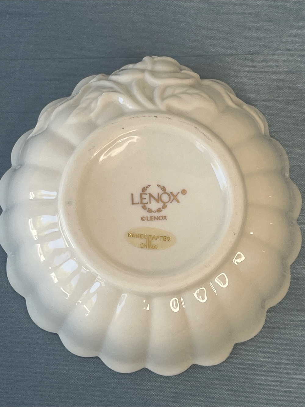 Vintage Lenox Rose Blossom Ivory Gold Trim Bowl - Picture 2 of 7